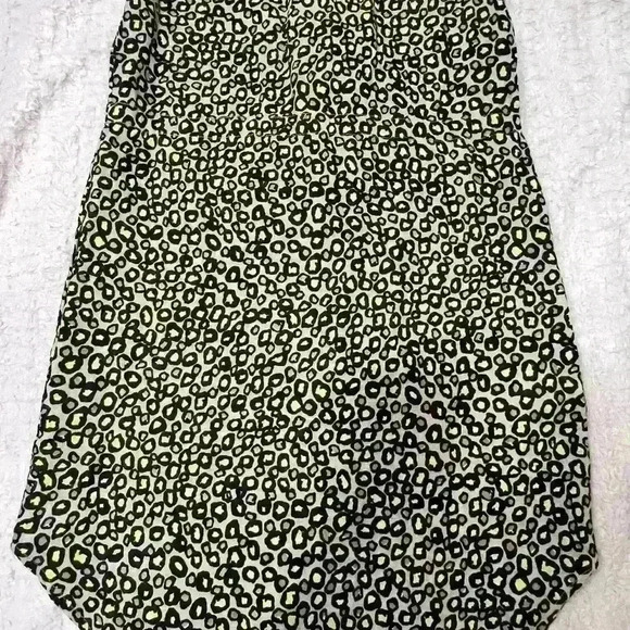 PLAZZA DEL TEMPIO Made in Italy 100% Linen Midi Dress Cheetah Print Sz S NWT - Picture 11 of 11